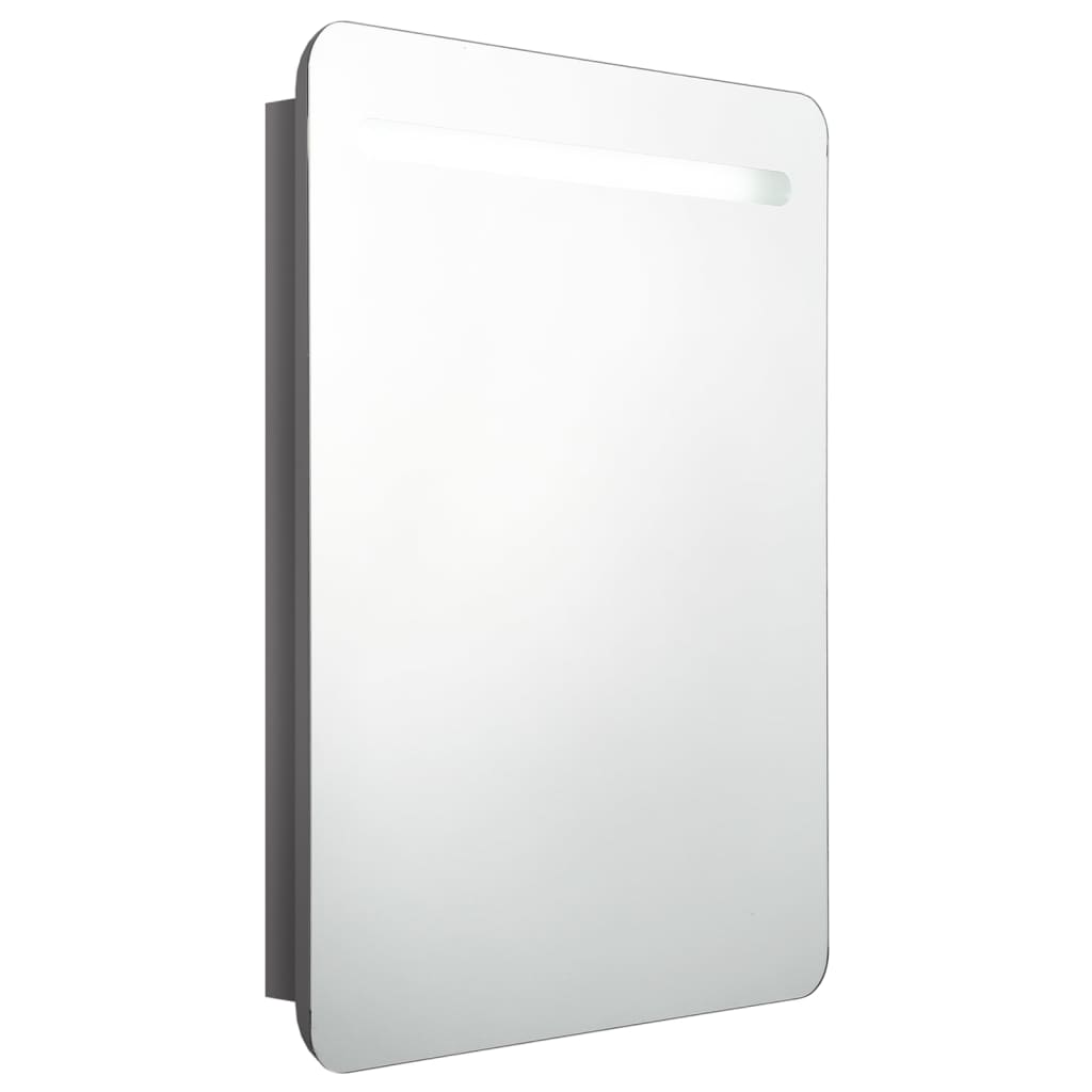 Armario De Baño 60 Blanco/ Gris