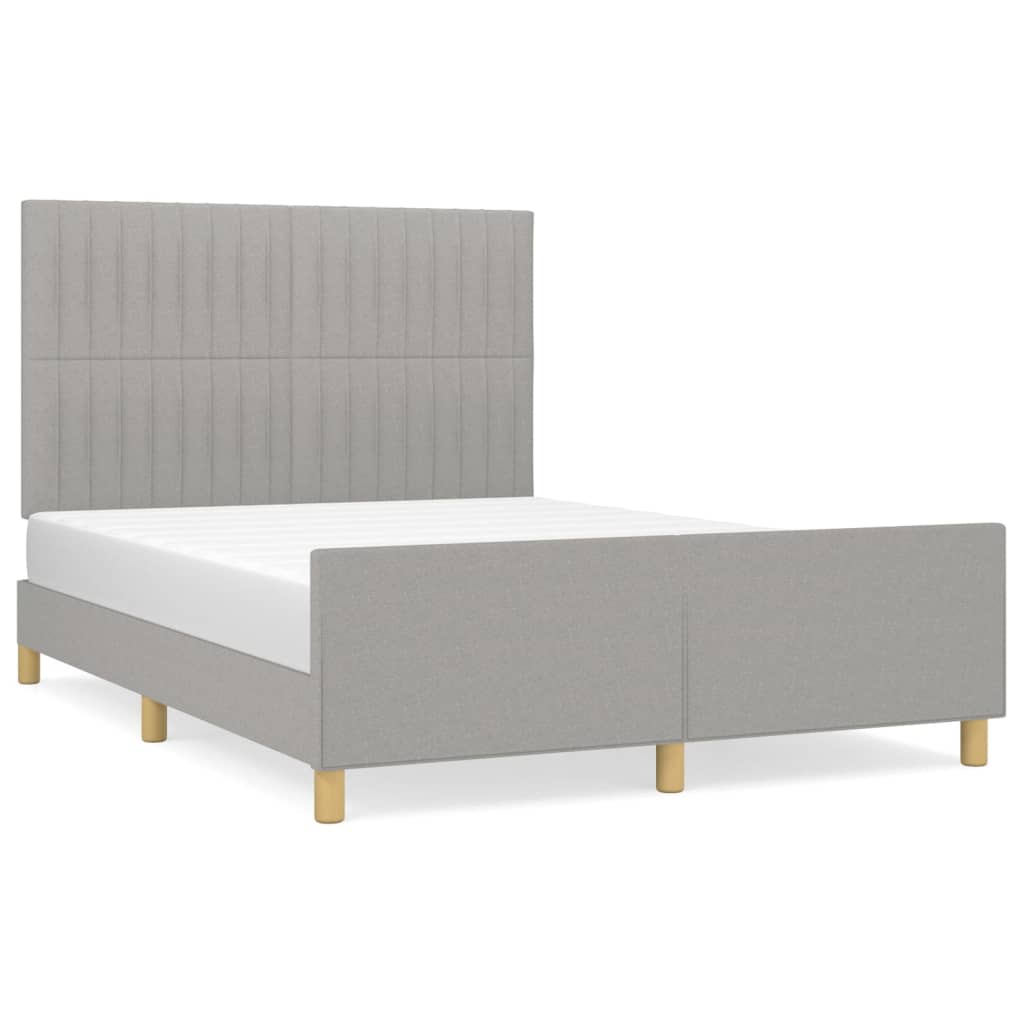 Estructura de cama 140x200 Gris
