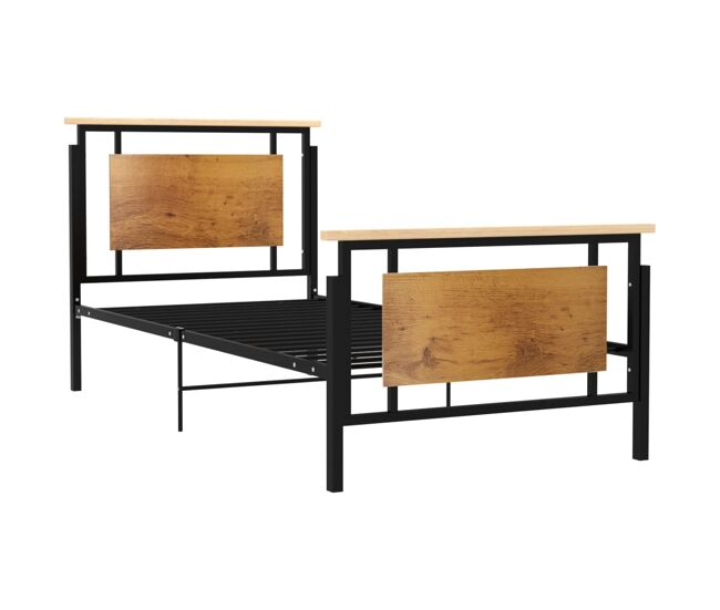 Estructura de cama de metal 90x200 cm