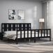 Estructura de cama 200x200 Estructura de cama 200x200 Negro
