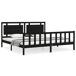 Estructura de cama 200x200 Estructura de cama 200x200 Negro