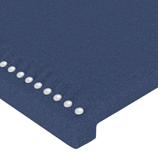 vidaXL Cabeceira Azul 100x5x118128 cm Tecido vidaXL Cabeceira Azul 100x5x118128 cm Tecido