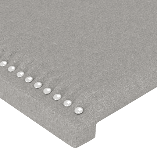 vidaXL Cabeceira Cinza Claro 144x5x118128 cm Tecido