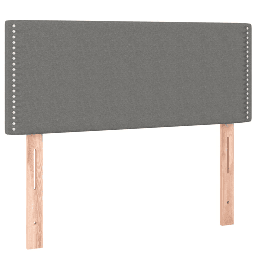 vidaXL Cabeceira de cama tecido 100x5x7888 cm cinzento-escuro vidaXL Cabeceira de cama tecido 100x5x7888 cm cinzento-escuro