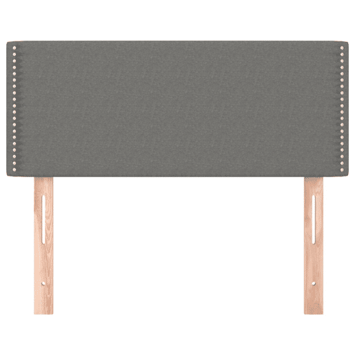 vidaXL Cabeceira de cama tecido 100x5x7888 cm cinzento-escuro vidaXL Cabeceira de cama tecido 100x5x7888 cm cinzento-escuro
