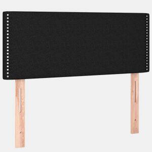 vidaXL Cabeceira de cama tecido 90x5x7888 cm preto