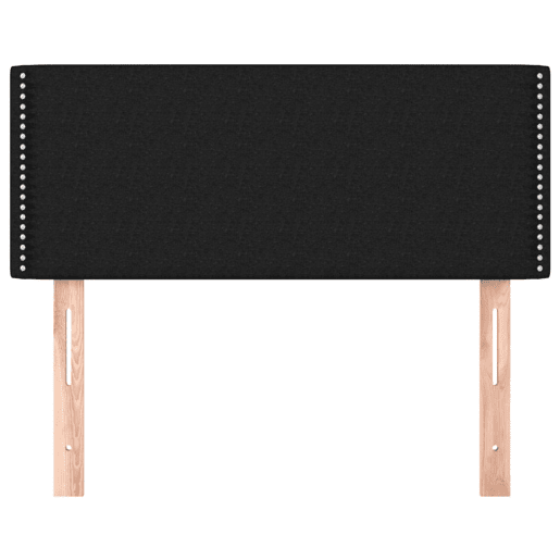 vidaXL Cabeceira de cama tecido 90x5x7888 cm preto