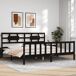 Estructura de cama 200x200 Estructura de cama 200x200 Negro