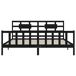 Estructura de cama 200x200 Estructura de cama 200x200 Negro