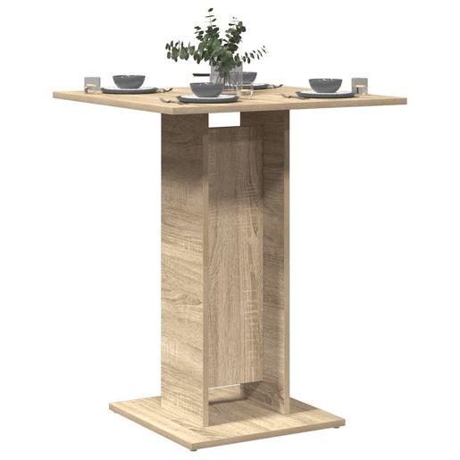 vidaXL Mesa de bistrĂ´ 60x60x75 cm derivados de madeira carvalho sonoma vidaXL Mesa de bistrĂ´ 60x60x75 cm derivados de madeira carvalho sonoma