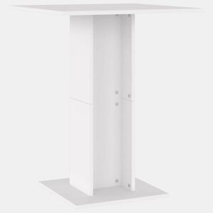 vidaXL Mesa de bistrô 60x60x75 cm derivados de madeira branco