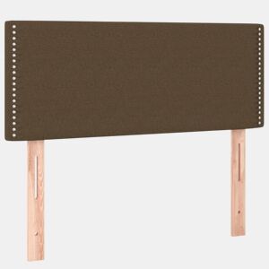 vidaXL Cabeceira de cama tecido 100x5x7888 cm castanho
