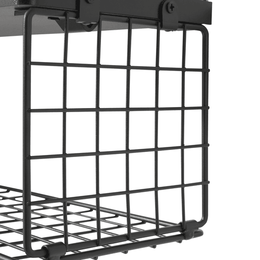 Conjunto de 2 prateleiras flutuantes 'Vik' para casa de banho 40x15x1813 cm - Preto en.casa