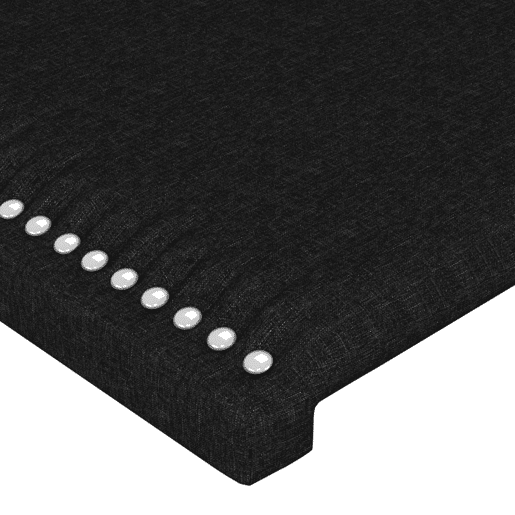 vidaXL Cabeceira Preta 200x5x118128 cm Tecido vidaXL Cabeceira Preta 200x5x118128 cm Tecido