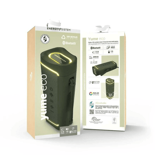 Altifalante Bluetooth Portátil Energy Sistem Yume ECO 15 W LED RGB