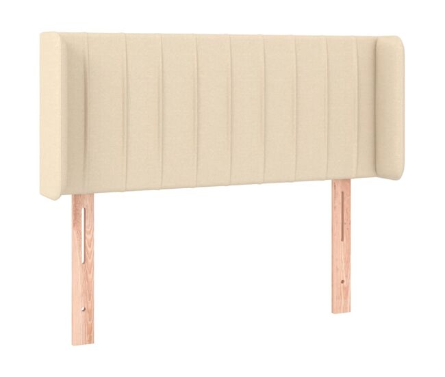 Vidaxl cabecero de tela color crema 83x16x78/88 cm