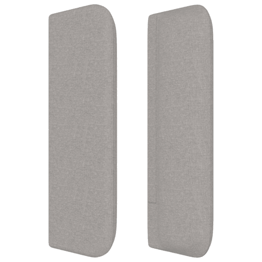 vidaXL Cabeceira de cama c abas tecido 183x16x7888 cm cinzento-claro vidaXL Cabeceira de cama c abas tecido 183x16x7888 cm cinzento-claro