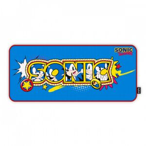 Tapete de Rato Gaming Energy Sistem ESG Sonic Classic Azul Multicolor 90 x 40 cm