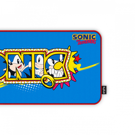 Tapete de Rato Gaming Energy Sistem ESG Sonic Classic Azul Multicolor 90 x 40 cm