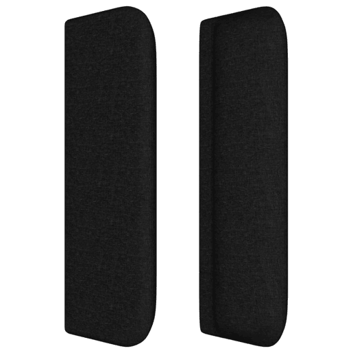 vidaXL Cabeceira de cama c abas tecido 163x16x7888 cm preto vidaXL Cabeceira de cama c abas tecido 163x16x7888 cm preto