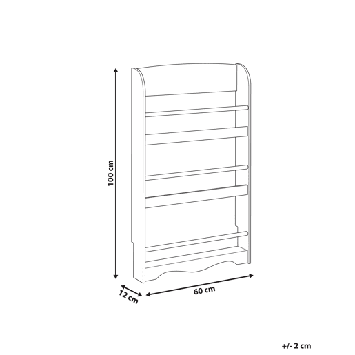 Estante de parede LILOET 100 cm Branco Estante de parede LILOET 100 cm Branco