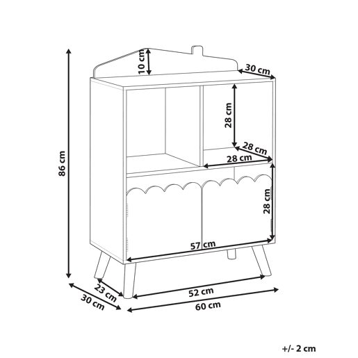 Estante LACKEY 86 cm Verde claro