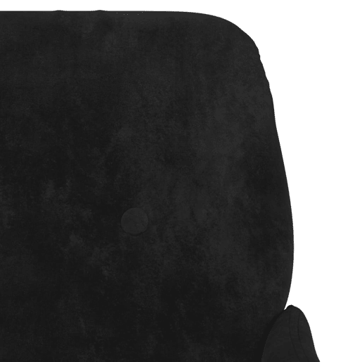 vidaXL Cadeira c apoio de braços 62x79x79 cm veludo preto