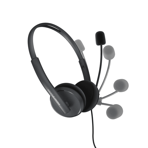 Auriculares com microfone Energy Sistem Office 2 Preto