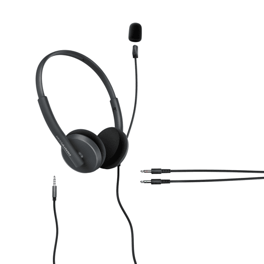 Auriculares com microfone Energy Sistem Office 2 Preto