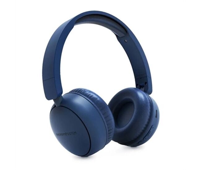 Auriculares de diadema bluetooth energy sistem radiocolor azul