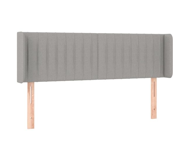 Vidaxl cabecero de tela gris claro 147x16x78/88 cm