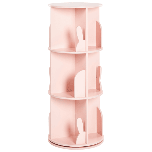 Estante rotativa CANEY 94 cm Rosa pastel