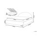 Beliani Cama con almacenaje Bouclé VAUCLUSE 174x214 Beliani Cama con almacenaje Bouclé VAUCLUSE 174x214 Beige