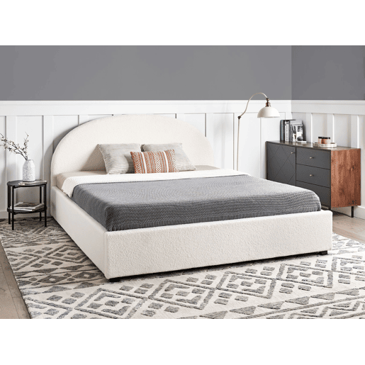 Beliani Cama baú Bouclé VAUCLUSE