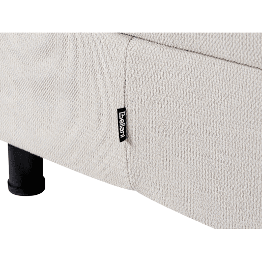 Cama ajustável sem cabeceira Tecido DUKE II 180 x 200 cm Creme claro