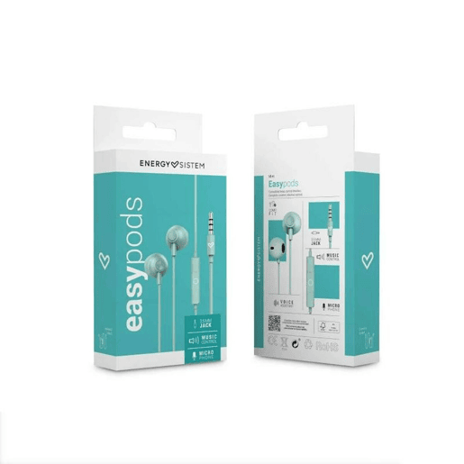 Auriculares de botão Energy Sistem EasyPods Mint Menta