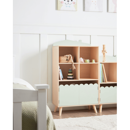 Estante com 2 prateleiras LACKEY 105 cm Verde claro Estante com 2 prateleiras LACKEY 105 cm Verde claro