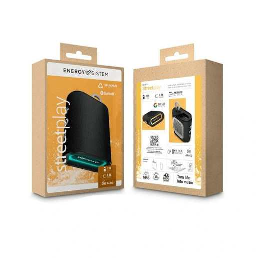 Altifalante Bluetooth Portátil Energy Sistem StreetPlay Space BT Preto 8 W