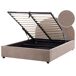 Beliani Cama con almacenaje Bouclé VAUCLUSE 154x214 Beliani Cama con almacenaje Bouclé VAUCLUSE 154x214 Beige