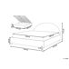 Beliani Cama con almacenaje Bouclé VAUCLUSE 154x214 Beliani Cama con almacenaje Bouclé VAUCLUSE 154x214 Beige