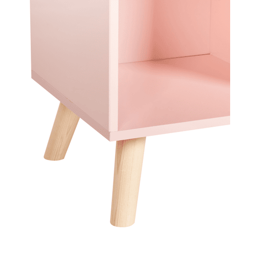 Estante com 3 prateleiras LILOET 102 cm Rosa pastel Estante com 3 prateleiras LILOET 102 cm Rosa pastel