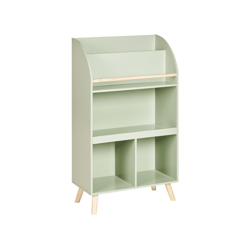 Estante com 3 prateleiras LILOET 102 cm Verde claro