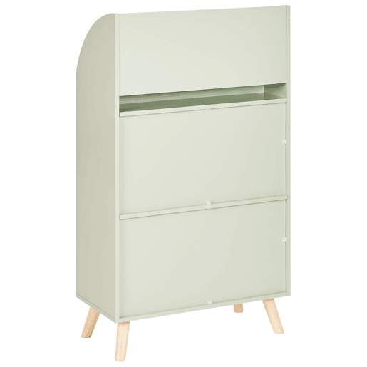 Estante com 3 prateleiras LILOET 102 cm Verde claro