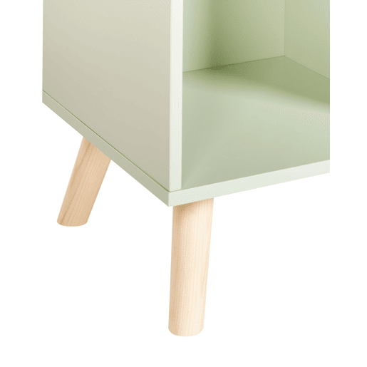 Estante com 3 prateleiras LILOET 102 cm Verde claro