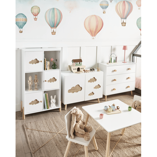 Estante CLOUDY 111 cm Branco Estante CLOUDY 111 cm Branco
