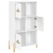 Beliani Librería CLOUDY Beliani Librería CLOUDY Blanco/ Madera