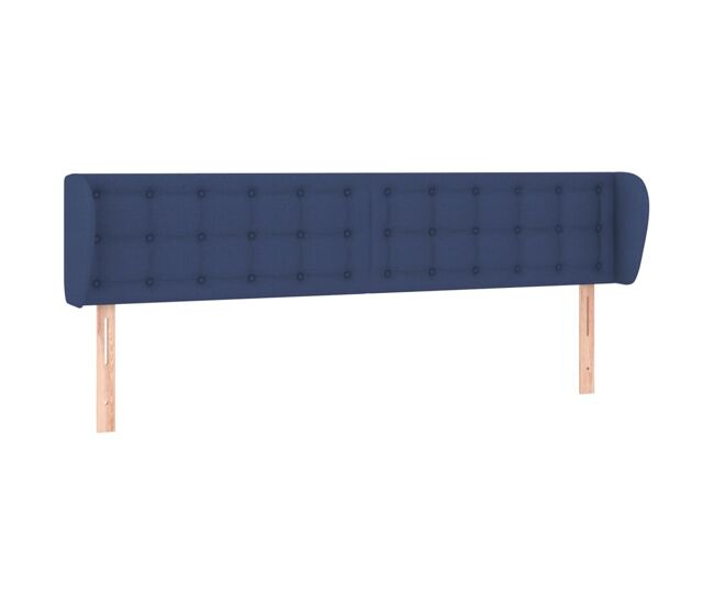 Vidaxl cabecero de tela azul 163x23x78/88 cm