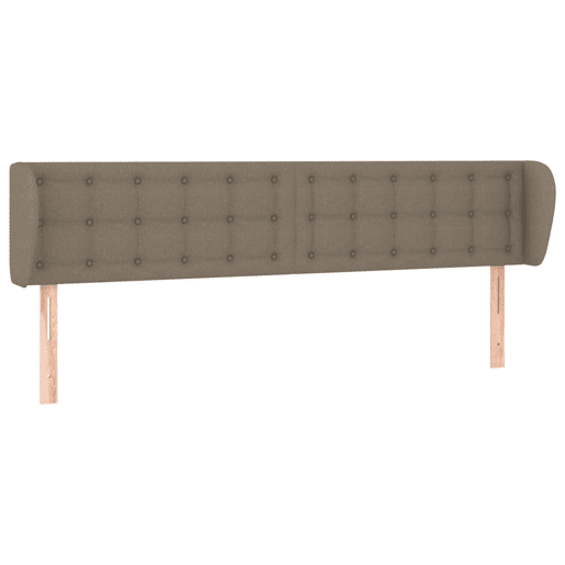 vidaXL Cabeceira cama abas tecido 183x23x7888 cm cinzento-acastanhado vidaXL Cabeceira cama abas tecido 183x23x7888 cm cinzento-acastanhado