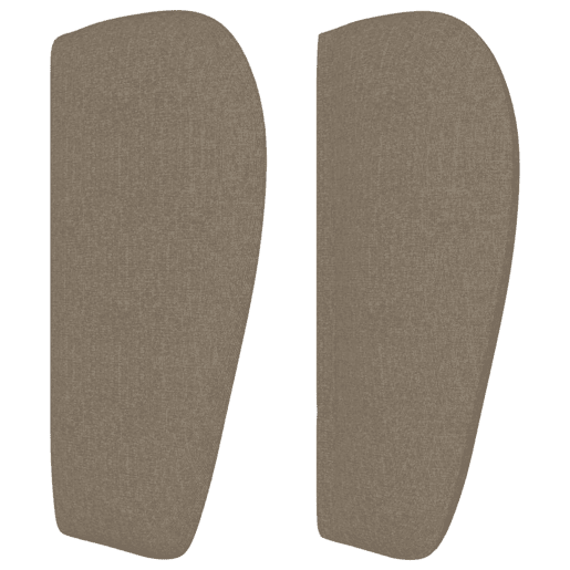 vidaXL Cabeceira cama abas tecido 183x23x7888 cm cinzento-acastanhado vidaXL Cabeceira cama abas tecido 183x23x7888 cm cinzento-acastanhado