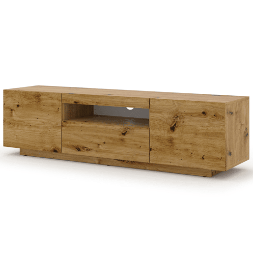 Móvel para televisão de parede Aurus Wood com 3 portas 150 cm